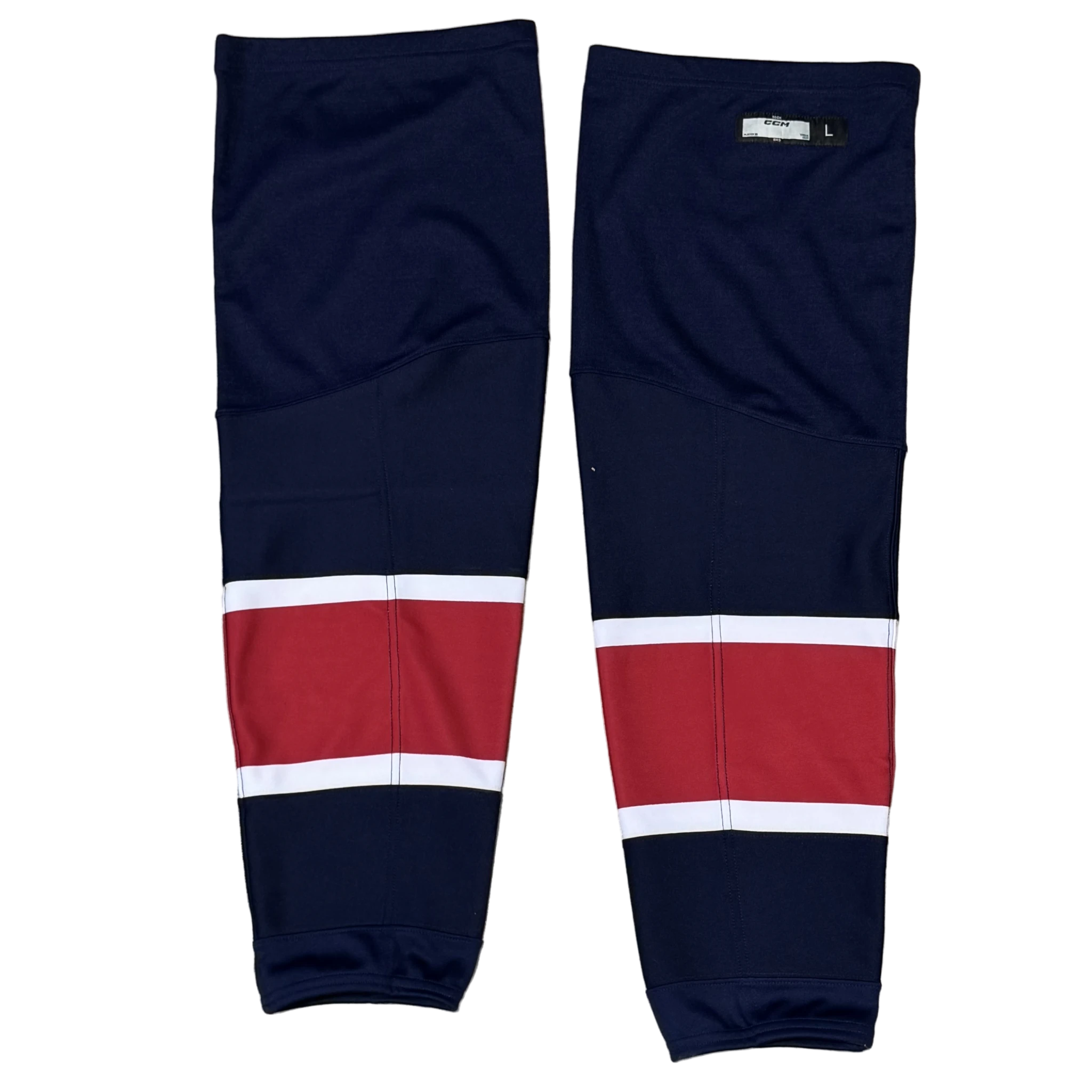 Nouveau - Chaussette de match CCM OHL (bleu marine/rouge/blanc)